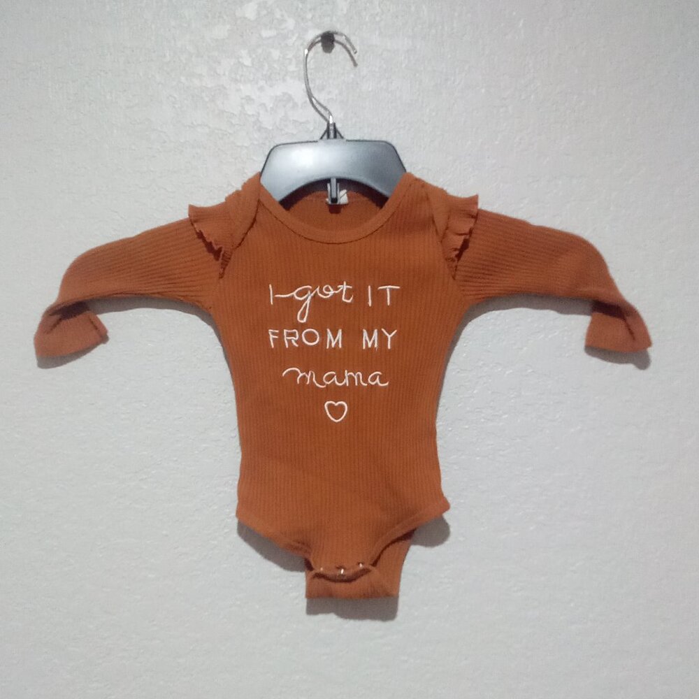 80 Onsie... Size "6-9M"
